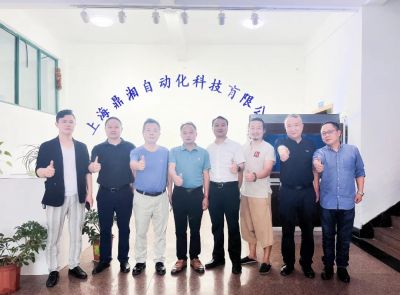 【商会动态】共商共建、共谋共策丨副会长梁朝带队走访舜诺机械、鼎湘自动化