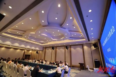 吹响集结号，我会常务副会长王万千、秘书长周劲松参加湖南省首次华东湘商回归工作推进会
