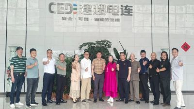 执行会长杨大志率队赴建超电连科技有限公司考察交流丨沪甬邵商联动 共话产业合作