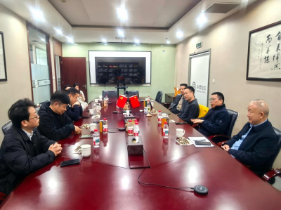 会长谢向君、名誉会长李丁利走访中肃投资，共同探讨金融与实体融合发展新路径